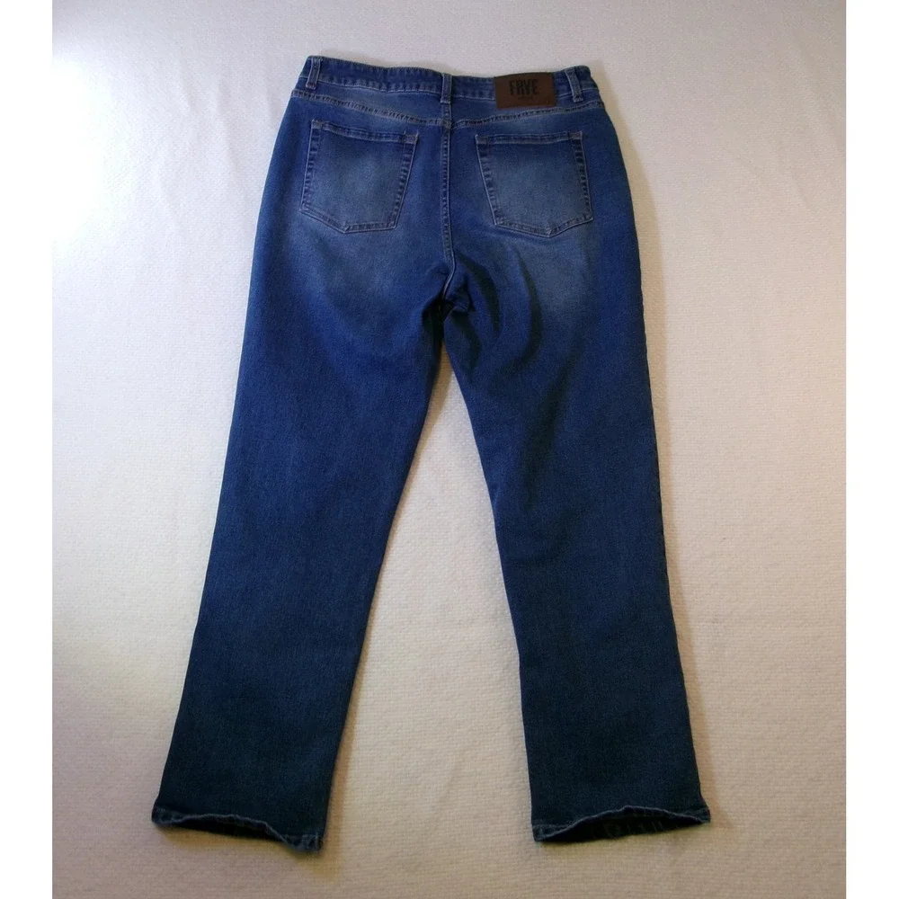 Frye Womens Straight Leg Jeans Blue Medium Wash Stretch Denim Size‎ 8/29